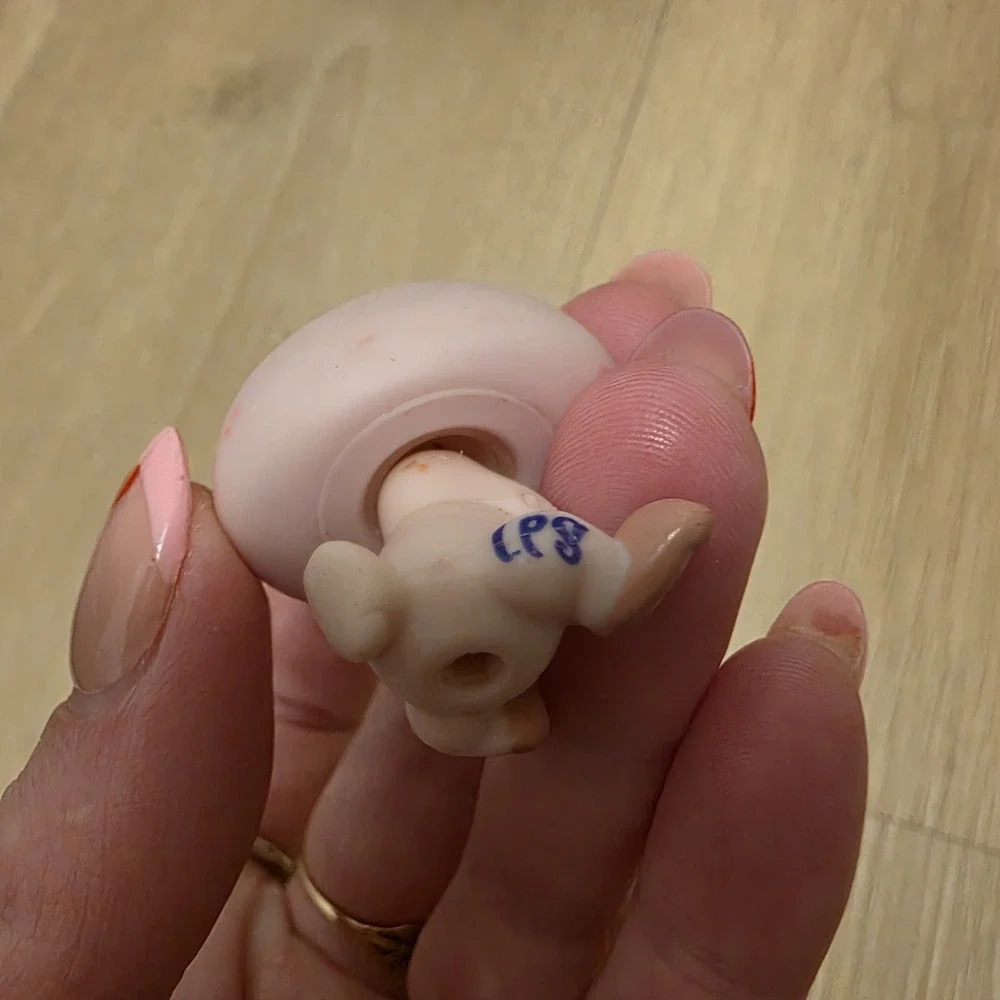 Littlest Pet Shop Light Pink #1366 Bunny Rabbit‎ 2007 Authentic